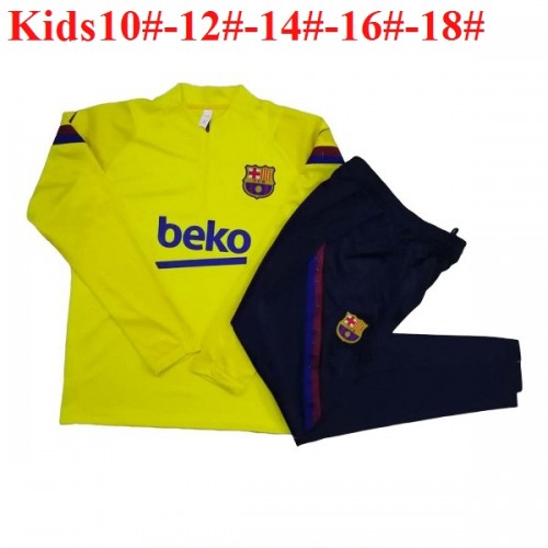 FC Barcelona 2020-2021 Børn Sweatshirt Dragt M003 FC Barcelona 2020-2021 Børn Sweatshirt Dragt M003